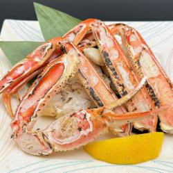 かにの炙り焼き