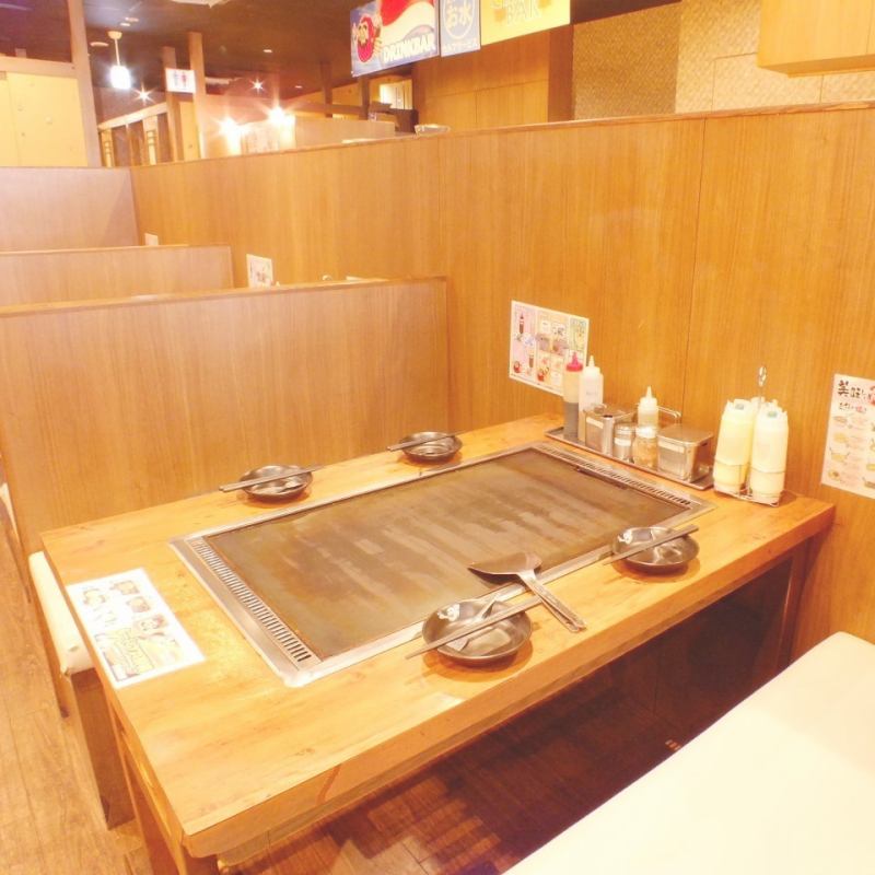 お席 | お好み焼きもんじゃ 粉や 津田沼店