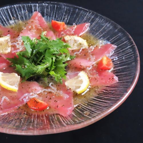 참치 아보카도 샐러드/참치 카르파치오