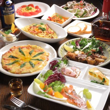 Our proudly advantageous share plan: 3,500 yen (tax included) *All-you-can-drink for 90 minutes + 1,500 yen, 120 minutes + 2,000 yen