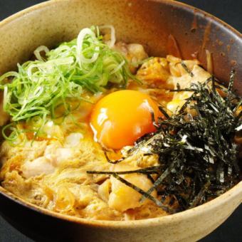 Oyakodon with local egg