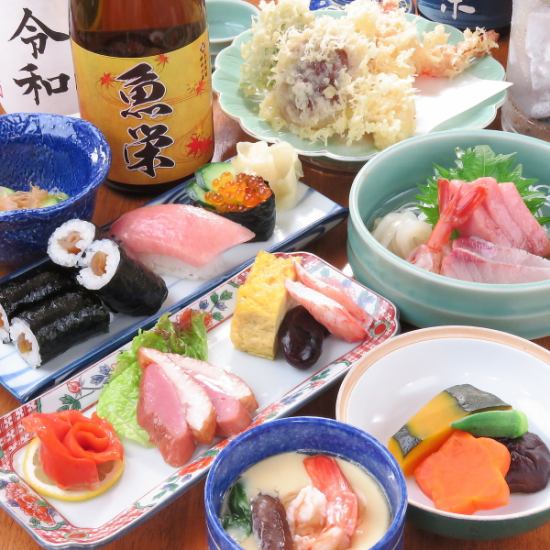 三崎市場直送の厳選素材の寿司、仕出し、おもてなし料理、法要料理など！