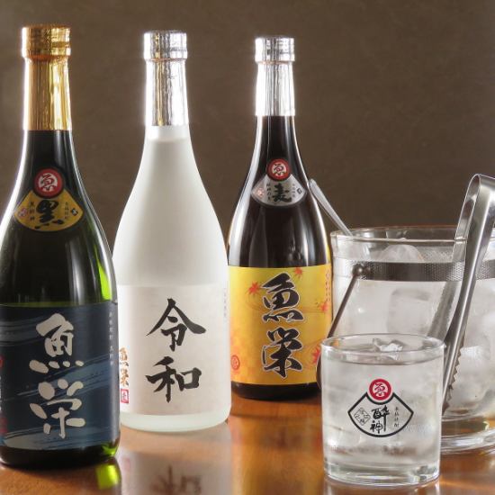 お寿司に合うお酒を取り揃えています♪