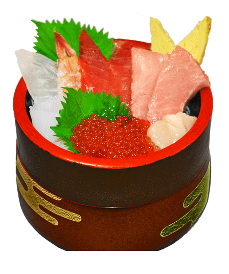 厳選した鮮魚を使った【ちらし寿司】！大満足な逸品◎