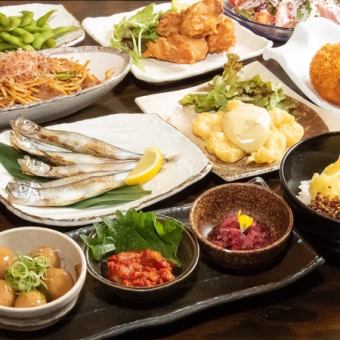 いつでも！120分食べ飲み放題+もつ鍋≪4500円（税込）≫