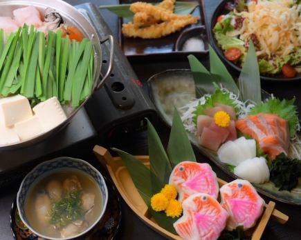 Perfect for farewell and welcome party season: March-only "Mede Tai" Seafood Course (Hot Pot & All-You-Can-Drink Included)