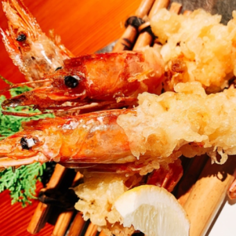 ジャンボエビの天ぷら