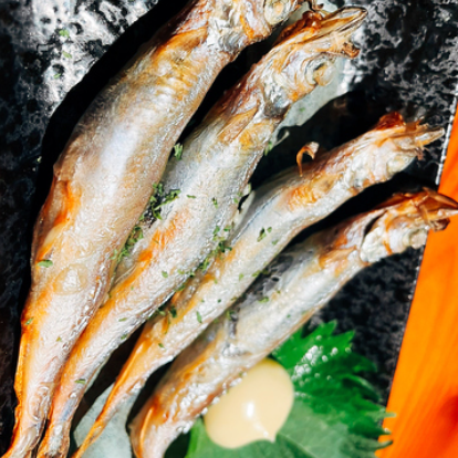 焼きナス/エイヒレ/ししゃも