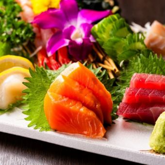 [Seafood course] Enjoy a seafood feast! 7 dishes including salmon and fried oysters + 3 hours of all-you-can-drink for 3,500 yen