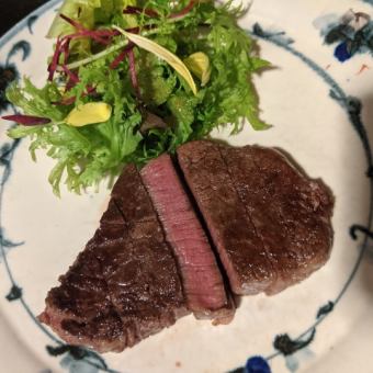 【ランチ】贅沢でお得な炭火焼ランチコース　旬のお野菜と北海道産牛ヒレ肉を堪能