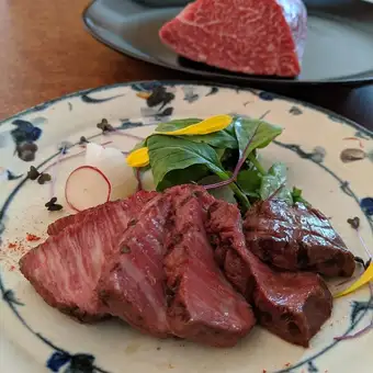 【ランチコース】≪フルコース≫ 最高級A5ランク黒毛和牛ヒレ肉と、旬の味覚野菜が満載
