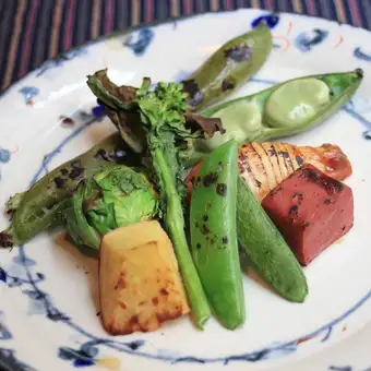 【ランチコース】≪コンパクト≫黒毛和牛ヒレ肉と旬の野菜炭火焼 コンパクトコース