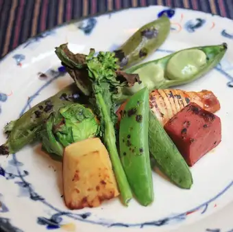 【ディナーコース】≪コンパクト≫黒毛和牛ヒレ肉と旬の野菜炭火焼　コンパクトコース