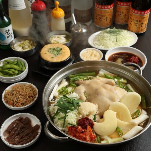 【各種ご宴会にも◎当店のおすすめ☆】旨味が凝縮！タッカンマリ鶏一羽コース