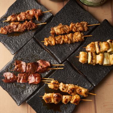 "Special" 8-dish skewer assortment and 3-hour all-you-can-drink course for 5,000 yen → 4,000 yen♪