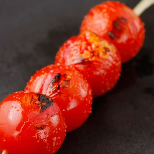 Grilled cherry tomatoes
