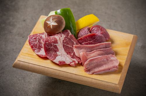 Assortment of 3 kinds of lamb