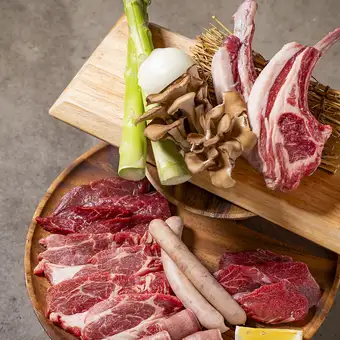 [◆Our yakiniku restaurant's proud lamb course]