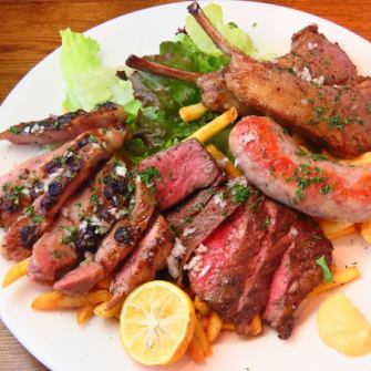 [Luca Bar's specialty] Assorted charcoal grilled meat