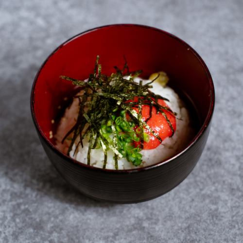 茶泡飯（明太子、芥末、高菜）