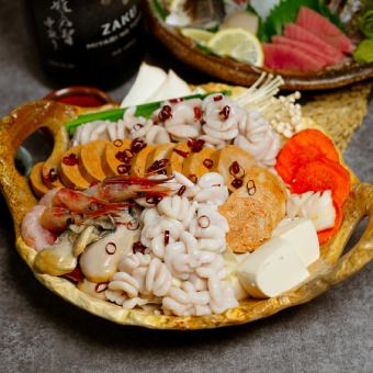 【迷ったらこれ】痛風鍋付・全8品・歓送迎会・忘新年会コース2.5時間飲み放題7,000円→6,480円