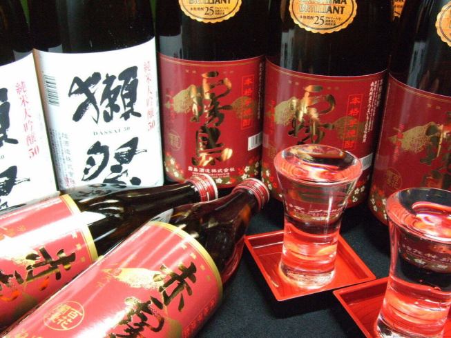 宝山・十四代など焼酎・地酒充実！赤霧島・獺祭など量も充実！！
