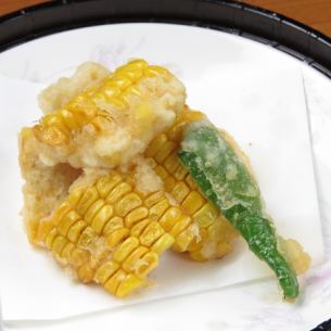 とうもろこしの天ぷら