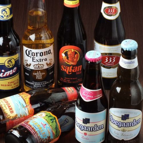 Various beers in the world