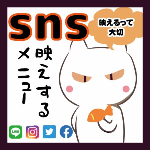 SNS映え海鮮メニュー