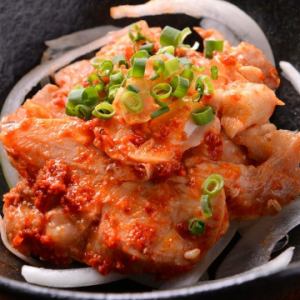 鶏胸肉麻辣辣油漬け