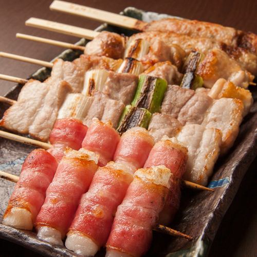 More than 50 types! Our proud “Kushiyaki”