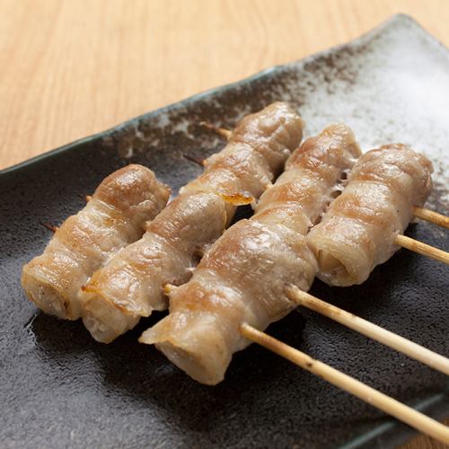 Iwashita's fresh ginger wrapped in pork, salt and sauce