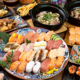 【夏限定】海鮮土鍋＆お寿司食べ飲み放題