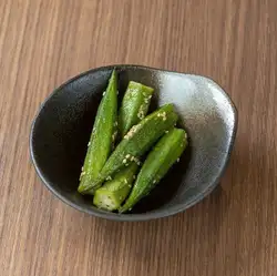 秋葵佐白芝麻醬