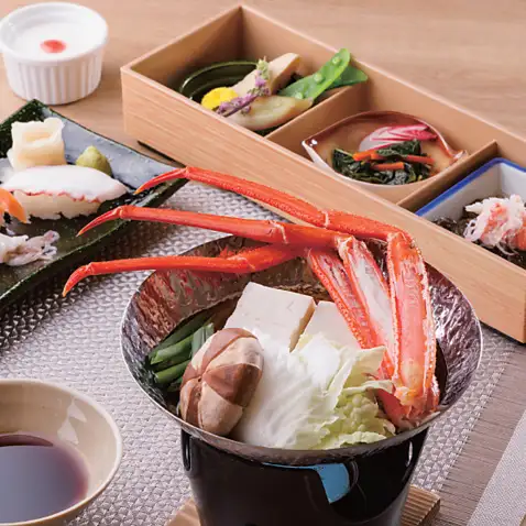 【平日ランチ限定330円引き】選べるお出汁のかにすき御膳