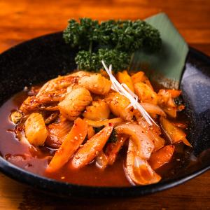イカ甘辛炒め