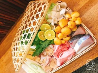 Udon sukiyaki set for takeout 4 servings [Reservation on the course page!]