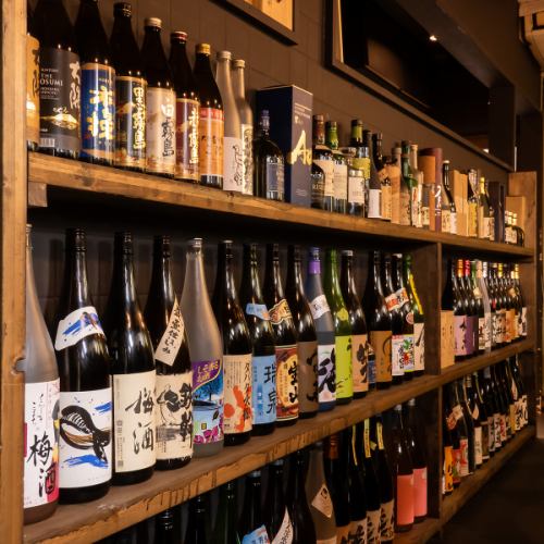 豊富な品揃えのお酒