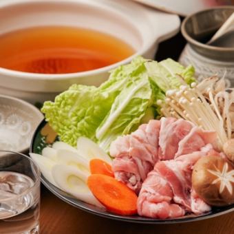 豬肉相撲火鍋（醬油）1人份