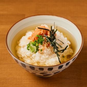 茶泡飯（海藻、鮭魚、梅子）