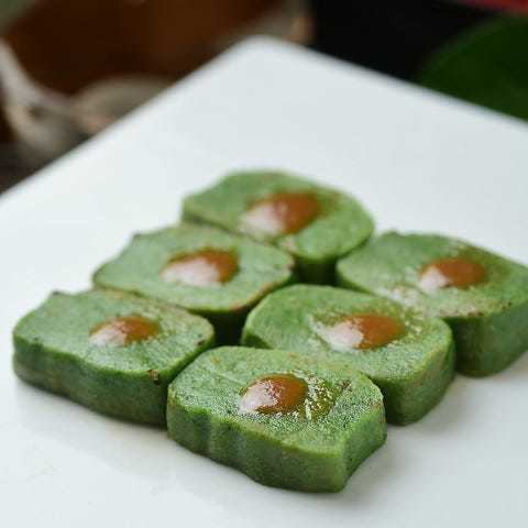 艾蒿面筋饭