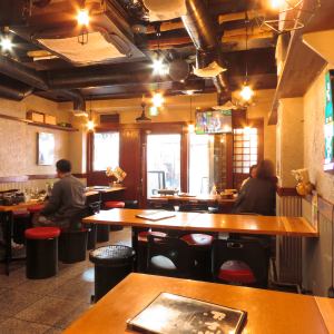 大衆感もある気軽な店内♪