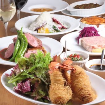 [2 drinks included!] ☆Chef's choice course 5500 yen☆