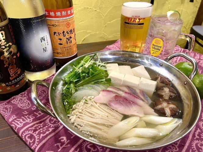 【月～木 平日限定】贅沢かぼすぶりのしゃぶしゃぶコース120分飲み放題付き4000円(税込)