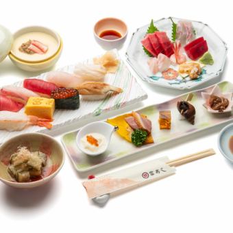 【富寿し特別会席】　料理5品のみ6000円