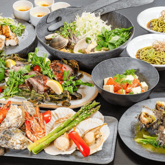 【夏宴会プラン】個室確約！入館料+お料理+宴会場代込！海鮮グリルやローストビーフなど8品