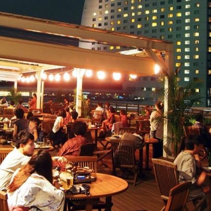 ＜19:00/19:30＞【食べ飲み放題(ソフトドリンク付)】夜景も満喫！BBQビアガーデン4800円(税込)