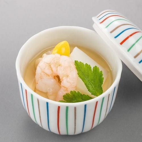 Chawanmushi / Miso soup / Manyo special gyoza