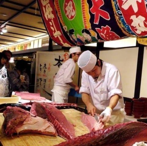 1月も開催決定!「まぐろ解体ショー」