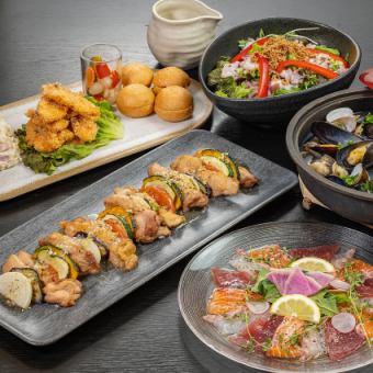 個室確約【春夏宴会プラン9,450円コース】入館料+お料理+宴会場代